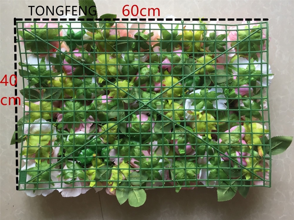 10pcs/lot Artificial silk rose 3D flower wall panel wedding backdrop decoration flower runner wedding stage decoration TONGFENG