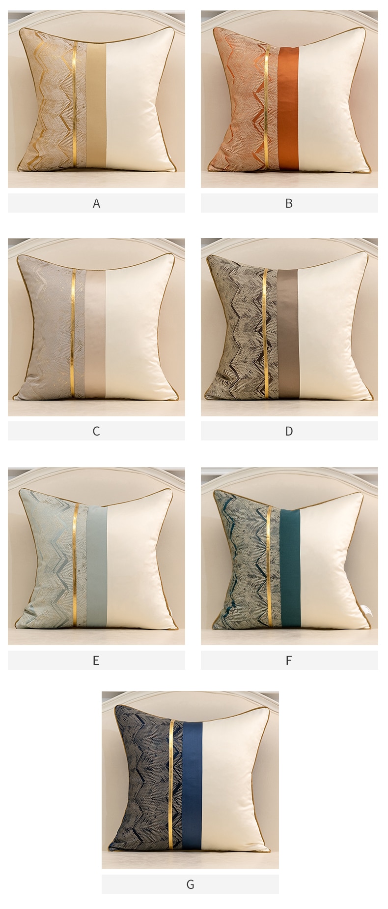 Avigers Modern Patchwork Leather Home Decor Thorw Pillow Cases Geometric Stripe Cushion Covers Avigers Modern Patchwork Leather Home Decor Thorw Pillow Cases Geometric Stripe Cushion Covers