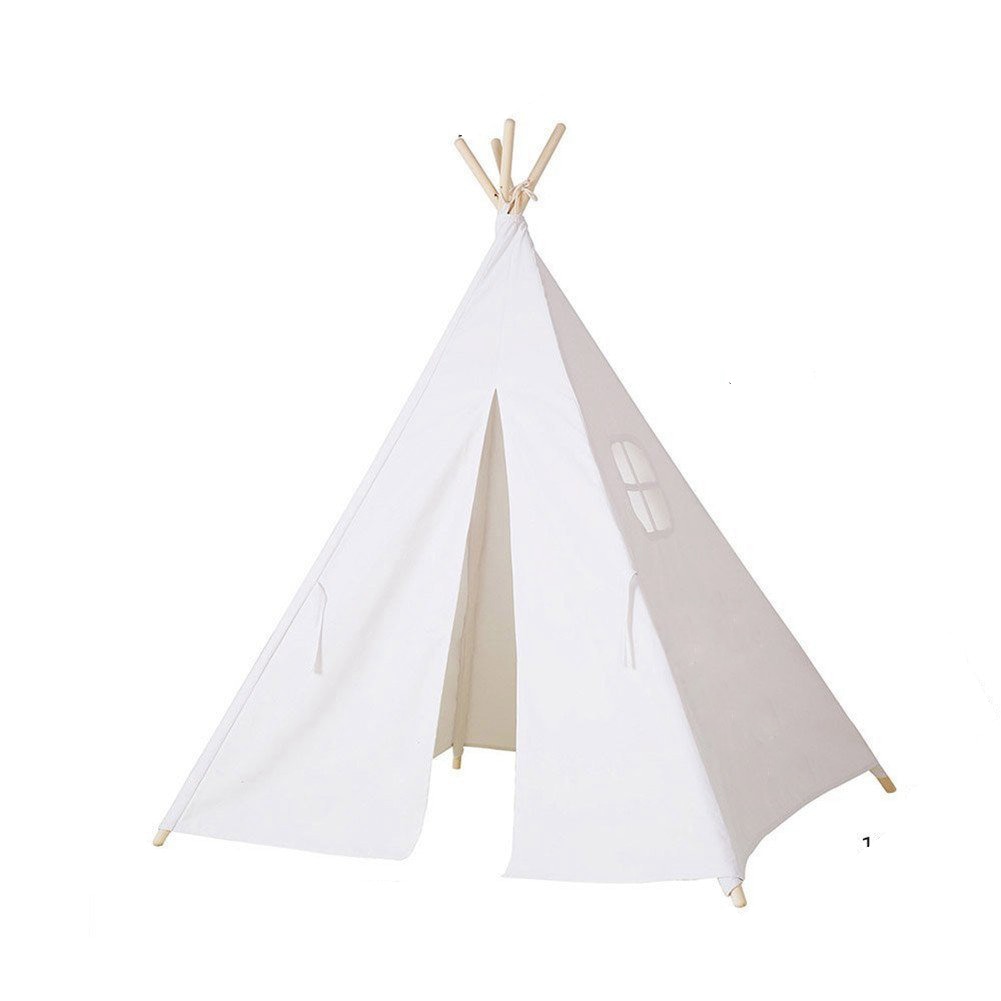 130/135/160cm Tipi Triangle KidsTent Teepee Canvas Sleeping Dome Play-Tent Teepee House Wigwam Room Children's Tent Game-House 130/135/160cm Tipi Triangle KidsTent Teepee Canvas Sleeping Dome Play-Tent Teepee House Wigwam Room Children's Tent Game-House