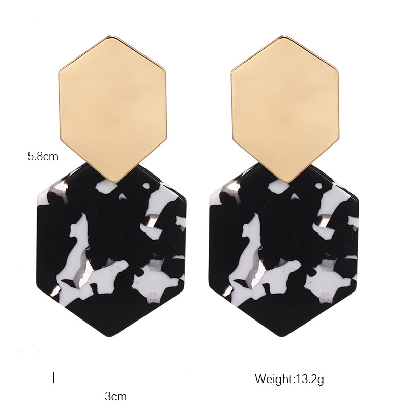 Vintage Statement Drop Earrings For Women 2019 New Bohemia Fashion Jewlery Korean Metal Geometric Golden Hanging Swing Earring Vintage Statement Drop Earrings For Women 2019 New Bohemia Fashion Jewlery Korean Metal Geometric Golden Hanging Swing Earring