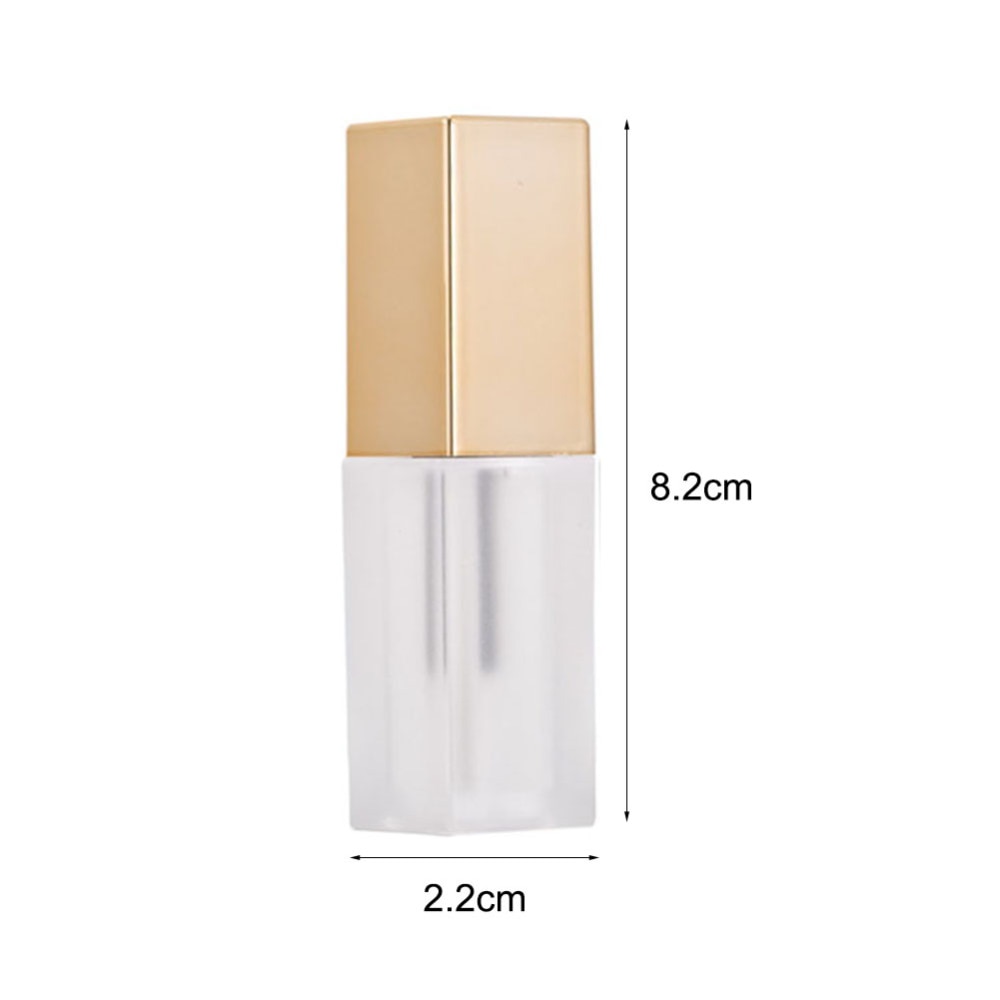 5pcs DIY Lip Gloss Containers Reusable Empty Lipgloss Balm Tube Bottles Cosmetic Makeup Tools