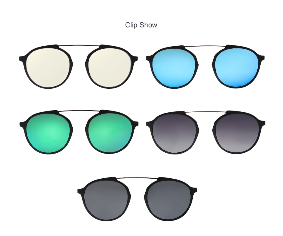 Bauhaus Brand Classic Clip On Sunglasses Men Women Magnet Eyewear Glasses Frames ultem Optical Glasses Frame