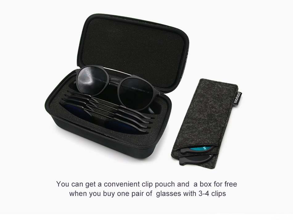 Bauhaus Brand Classic Clip On Sunglasses Men Women Magnet Eyewear Glasses Frames ultem Optical Glasses Frame