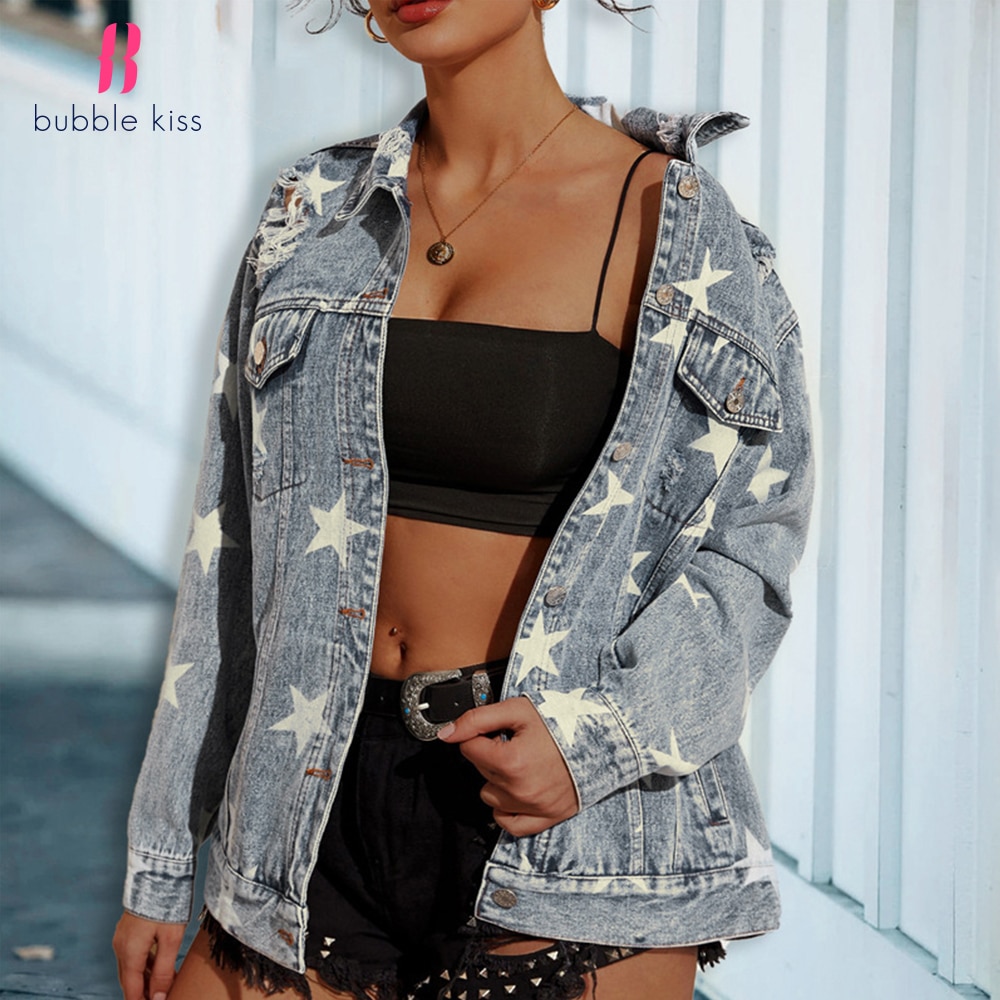 Women Jacket Denim Jeans Jackets Coats Bohemian Fashion Long Sleeve Women's Clothing Loose Vintage Dropshipping Ladies Clothes Women Jacket Denim Jeans Jackets Coats Bohemian Fashion Long Sleeve Women's Clothing Loose Vintage Dropshipping Ladies Clothes