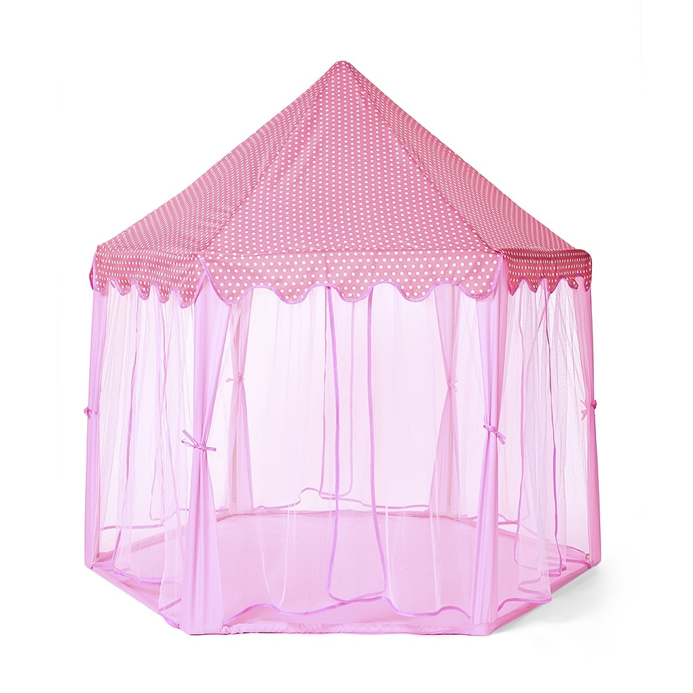 140x135cm Large Princess Castle Tulle Child House Game Selling Play Tent Yurt Creative Develop Outdoor Indoor Lights Balls Toys