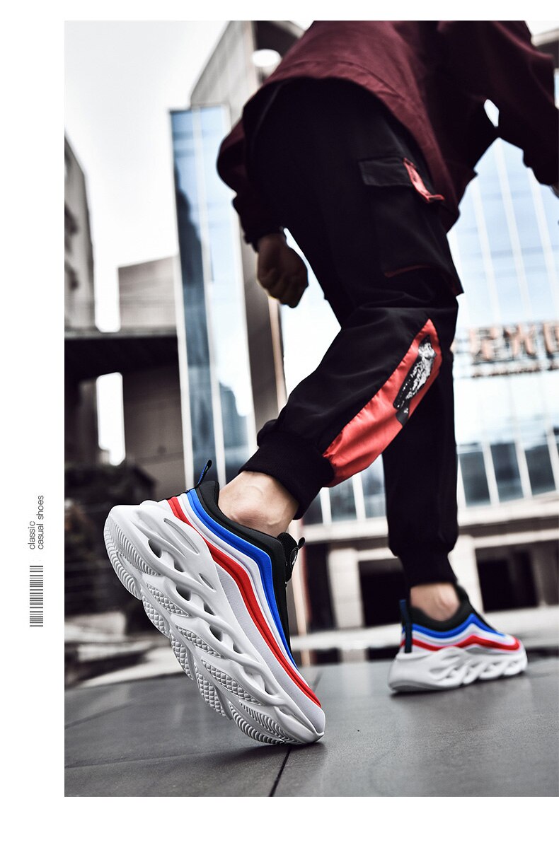 Men's Casual Shoes for Man Sneakers Durable Outsole Trainer Zapatillas Deportivas Hombre Fashion Sport Running Shoes Plus SIZE