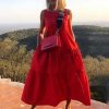 Sleeveless Red